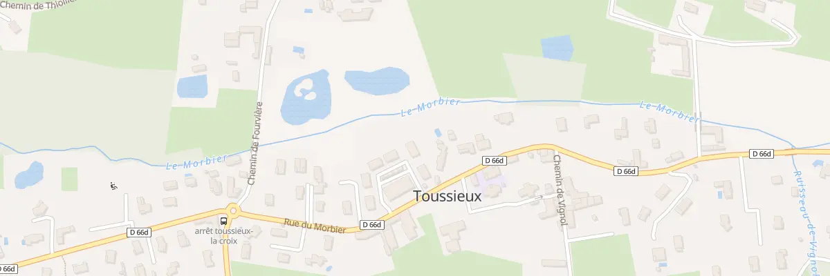 Plan du 95 Rue du Pre d’Or à Toussieux