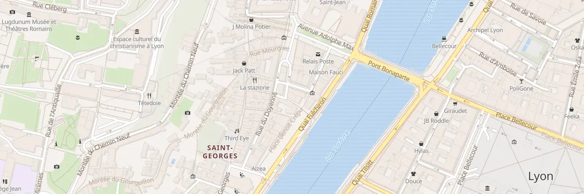 Plan du 4 Rue Ferrachat à Lyon 5e Arrondissement