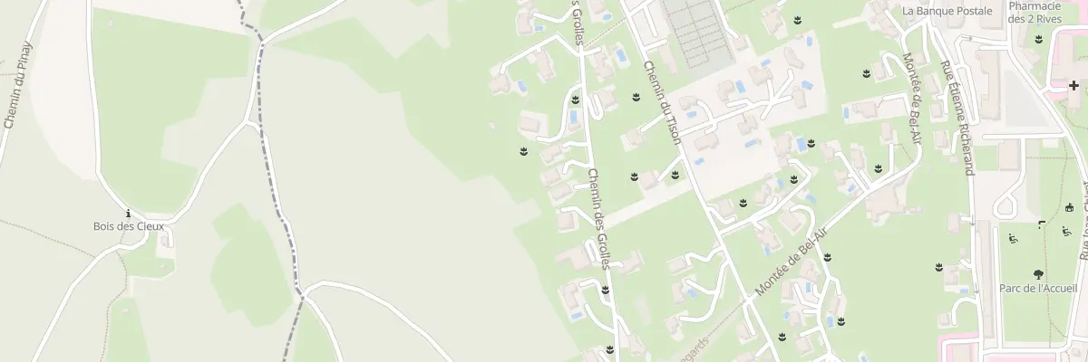 Plan du 10 Che des Grolles à Albigny-sur-Saône