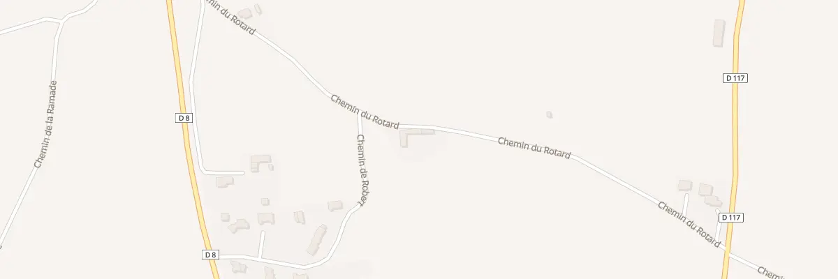 Plan du 446 Che du Rotard à Rochegude