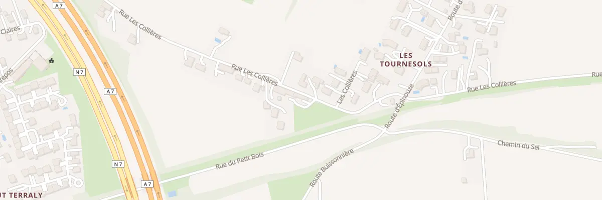 Plan du 36 Rue Les Collières à Saint-Rambert-d’Albon