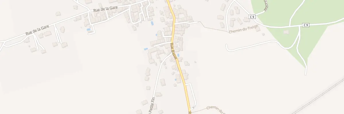 Plan du 1 Rue de la Petite Fin à Ancey