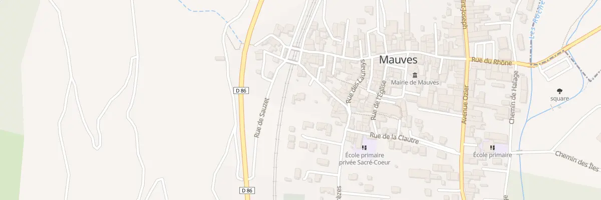 Plan du 39 Rue de la Clautre à Mauves