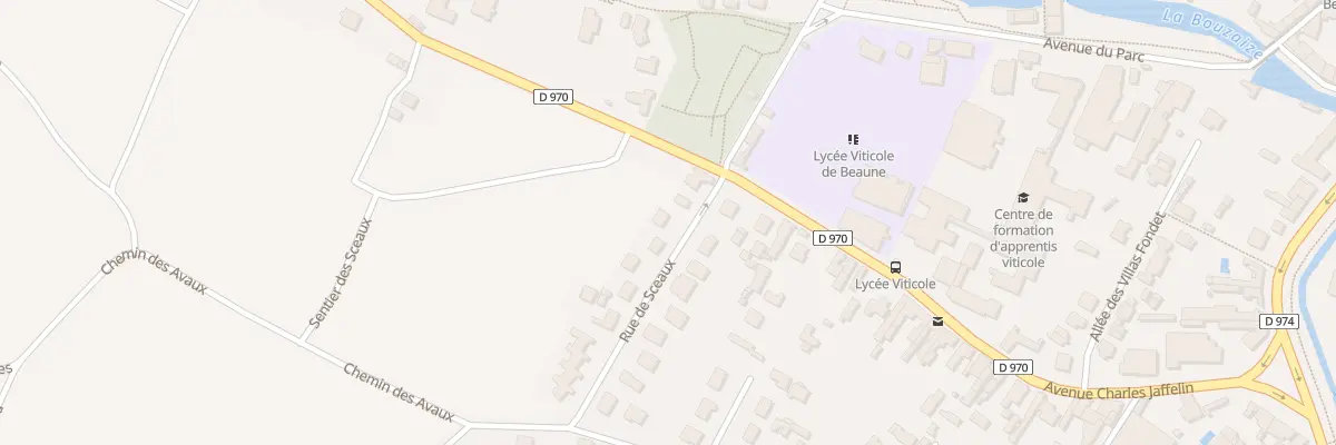 Plan du 6 Rue de Sceaux à Beaune