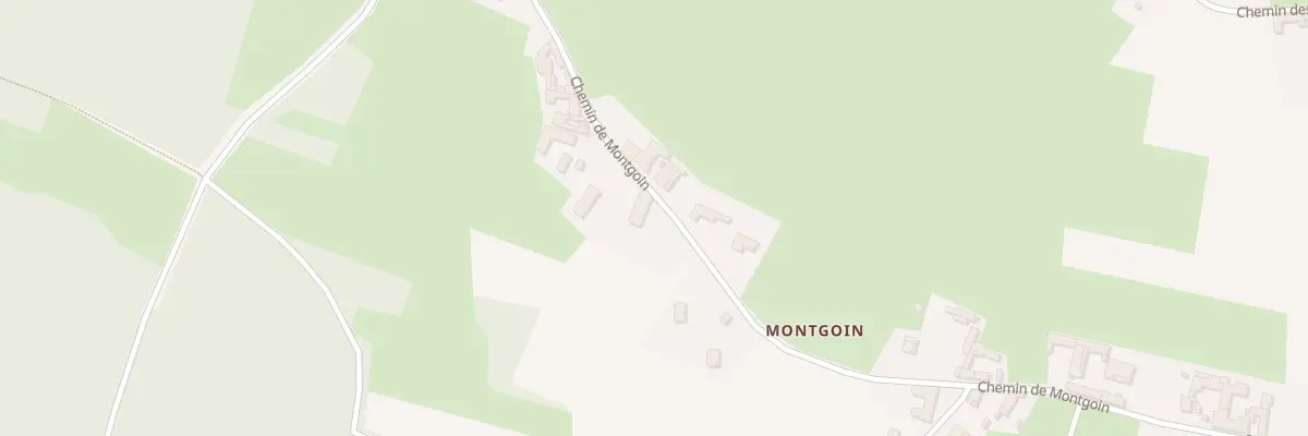 Plan du 725 Che de Montgoin à Garnerans