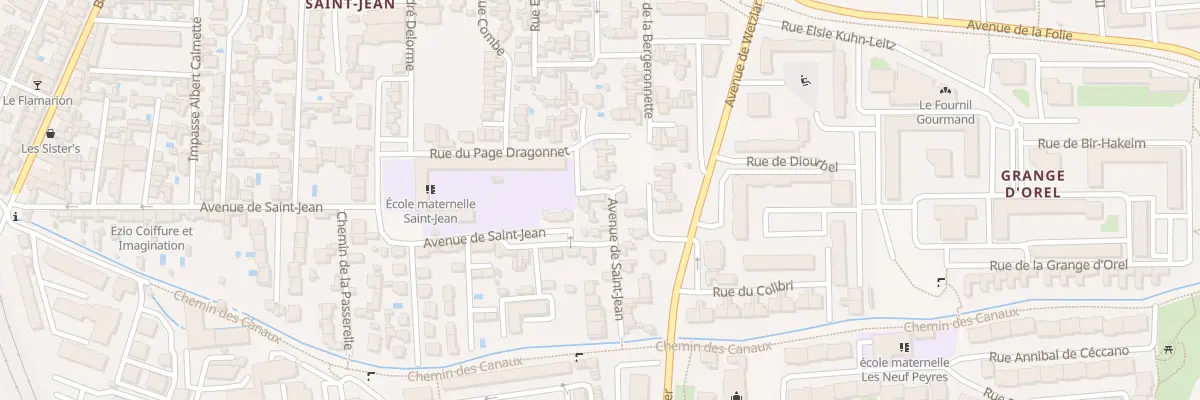 Plan du 51 Av de Saint-Jean à Avignon