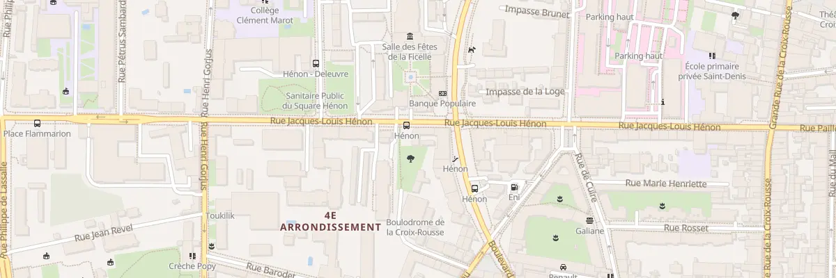 Plan du 54 Av Cabias à Lyon 4e Arrondissement