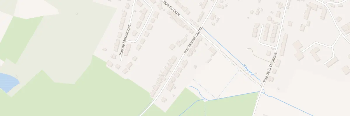 Plan du 30 Rue Marcel Cachin à Vivier-au-Court