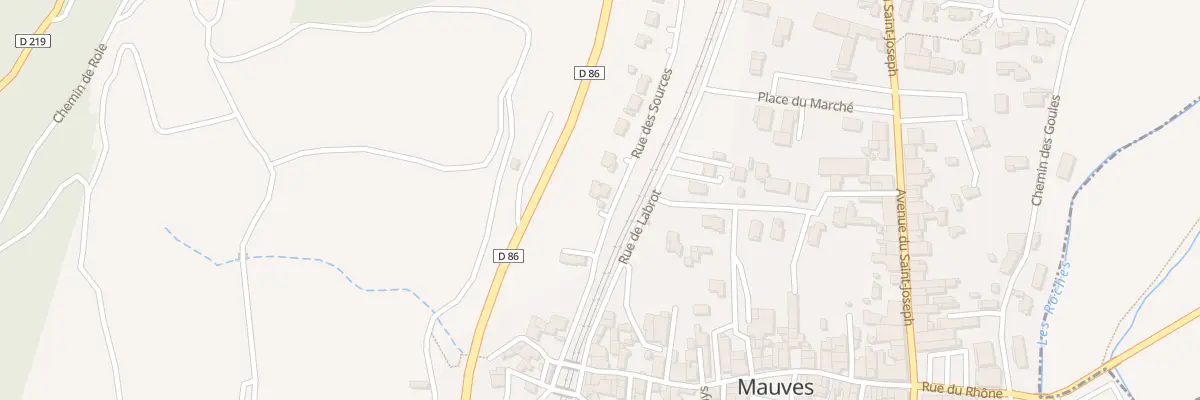 Plan du 8 Rue des Sources à Mauves