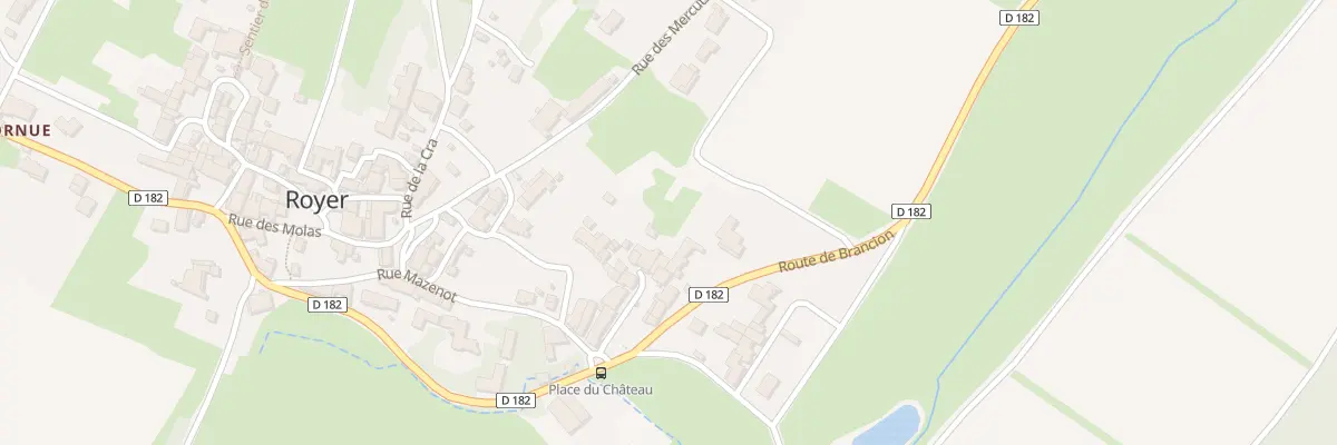 Plan du 5026 Rue des VERCHERES à Royer