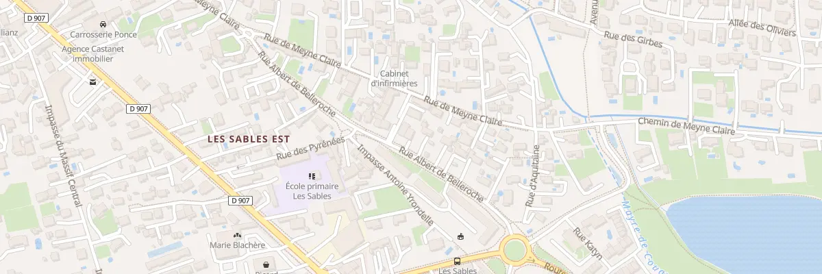 Plan du 277 Rue Albert de Belleroche à Orange