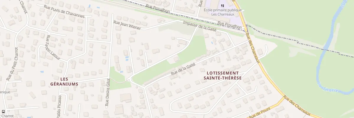 Plan du 10 Imp de la Gaité à Saint-Rémy