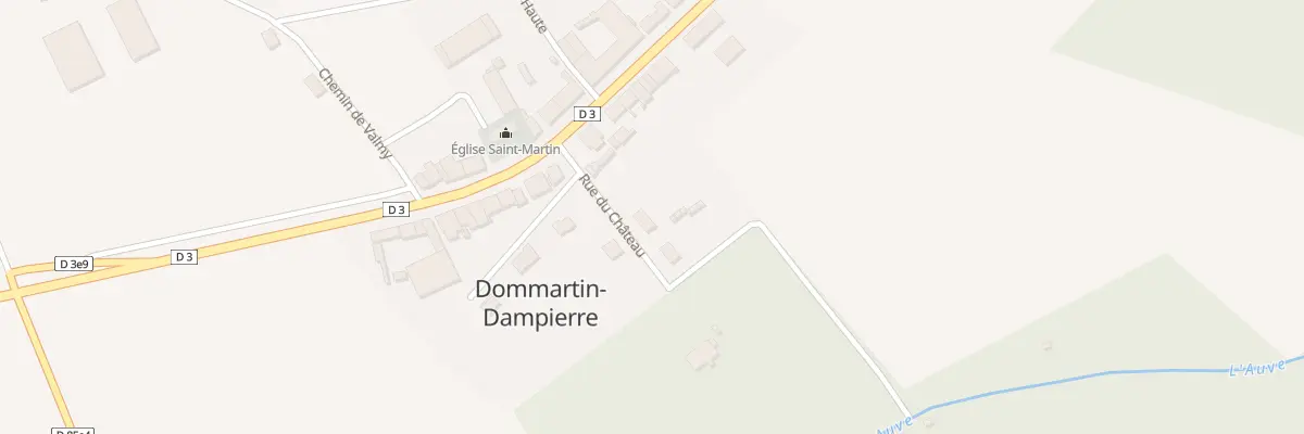 Plan du 4 Rue du Château à Dommartin-Dampierre