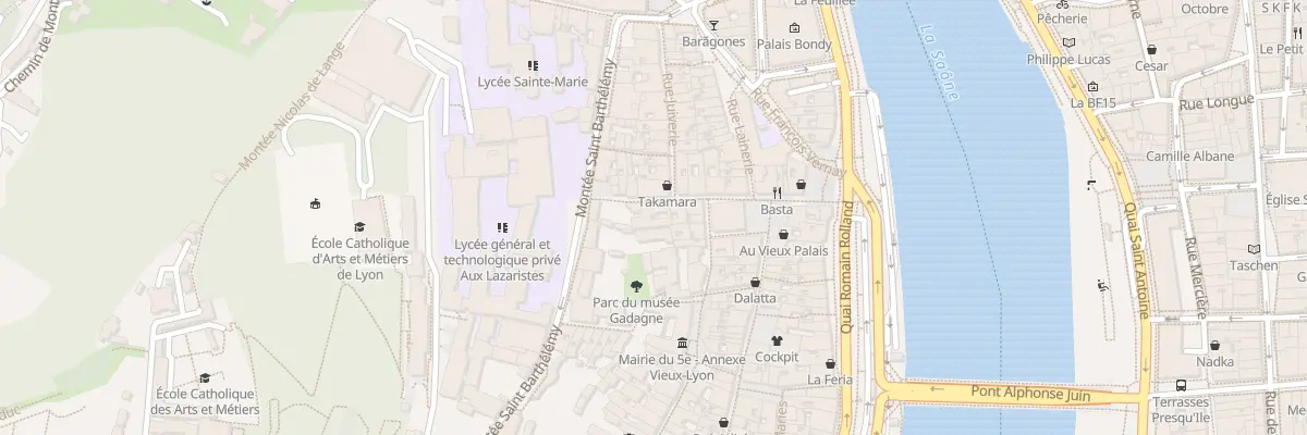 Plan du 5 Mte du Change à Lyon 5e Arrondissement