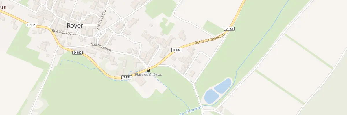 Plan du 5016 Rte de BRANCION à Royer