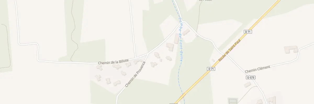 Plan du 5117 Saint-Andrieux à Solérieux