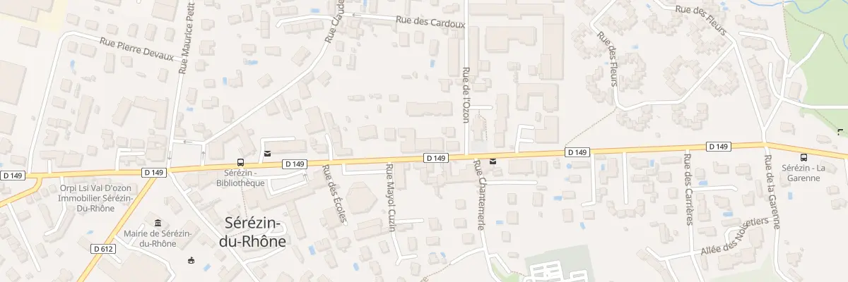 Plan du 5083 Village de Serezin à Sérézin-du-Rhône