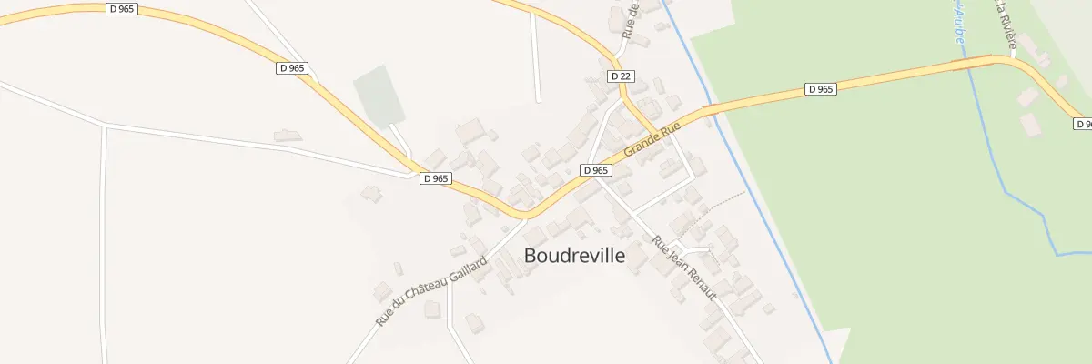 Plan du 9 Gr Grande Rue à Boudreville