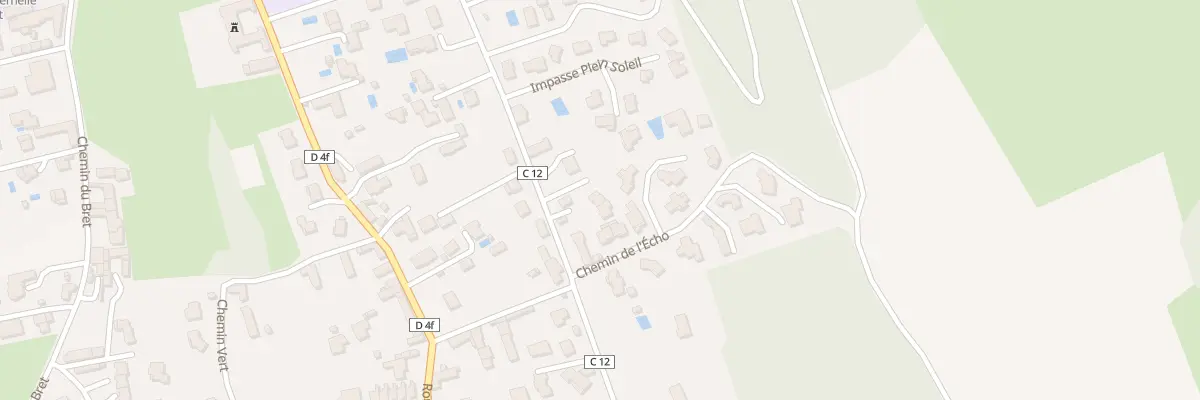 Plan du 6 Che de l’Écho à Reyrieux