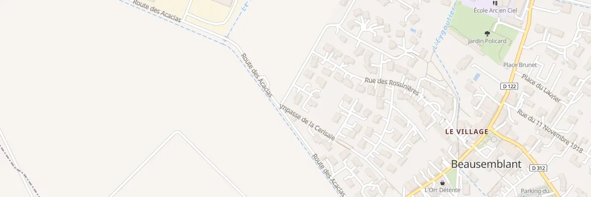 Plan du 4 Lot Plein Azur à Beausemblant