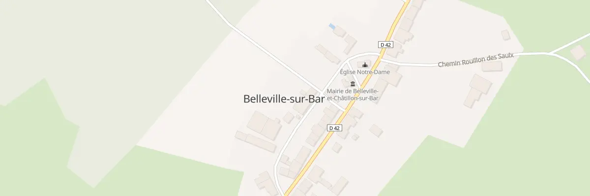 Plan du 4 Petite Rue à Belleville-et-Châtillon-sur-Bar