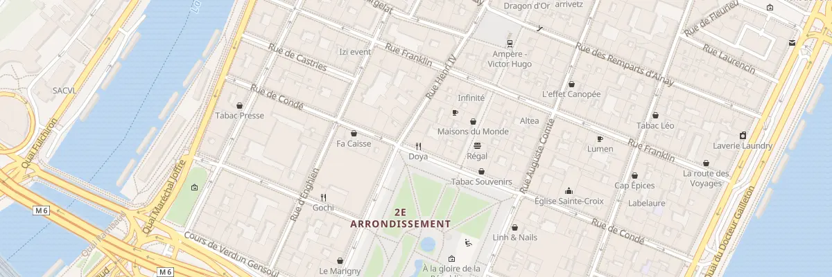 Plan du 1 Pl Carnot à Lyon 2e Arrondissement
