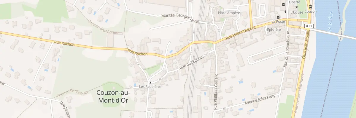 Plan du 13A Rue Rochon à Couzon-au-Mont-d’Or