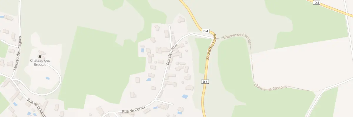 Plan du 220 Rue de Cornu à Reyrieux