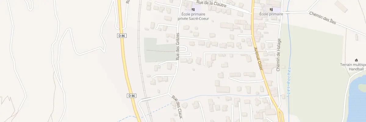 Plan du 25 Rue des Grèzes à Mauves