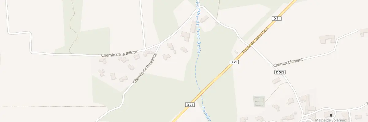 Plan du 5073 Saint Andrieux à Solérieux