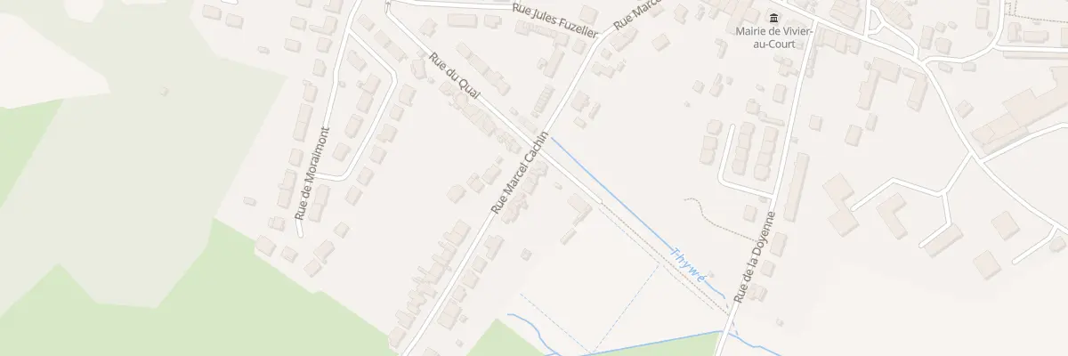Plan du 11 Rue Marcel Cachin à Vivier-au-Court