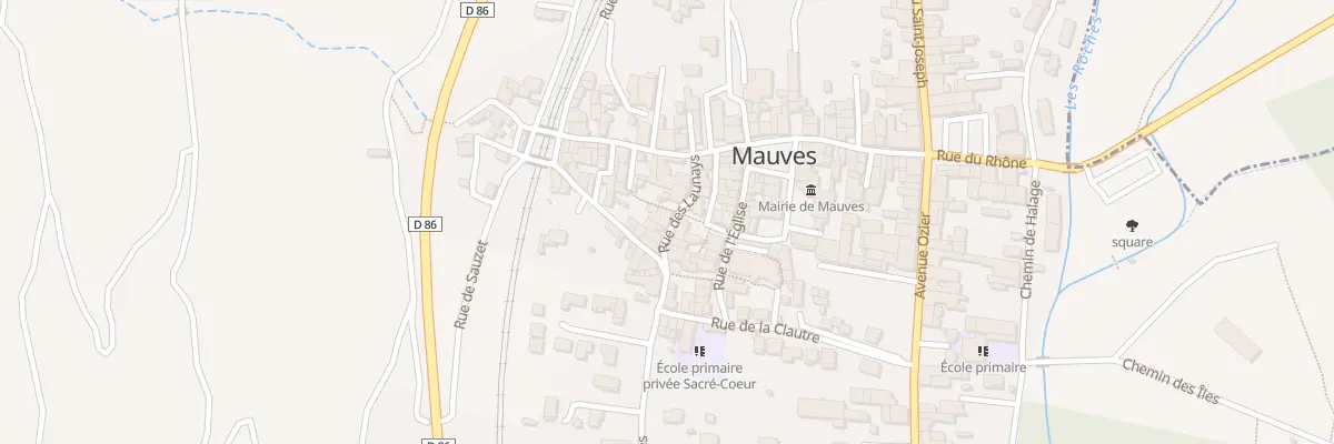 Plan du 4 Rue des Launays à Mauves