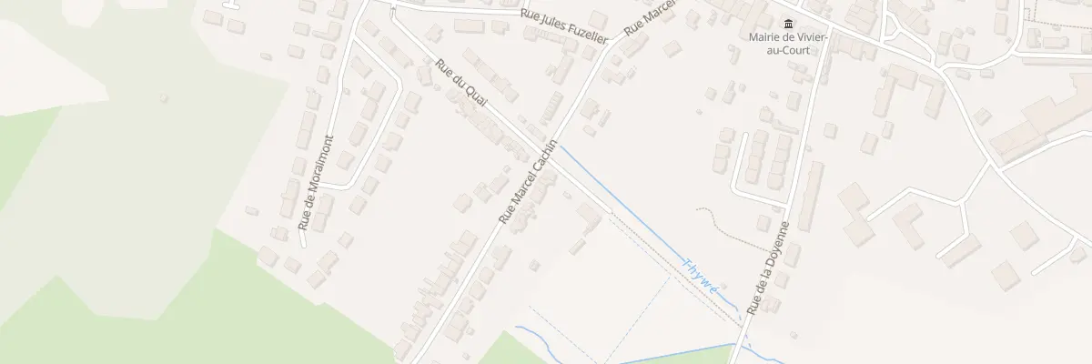 Plan du 9 Rue Marcel Cachin à Vivier-au-Court