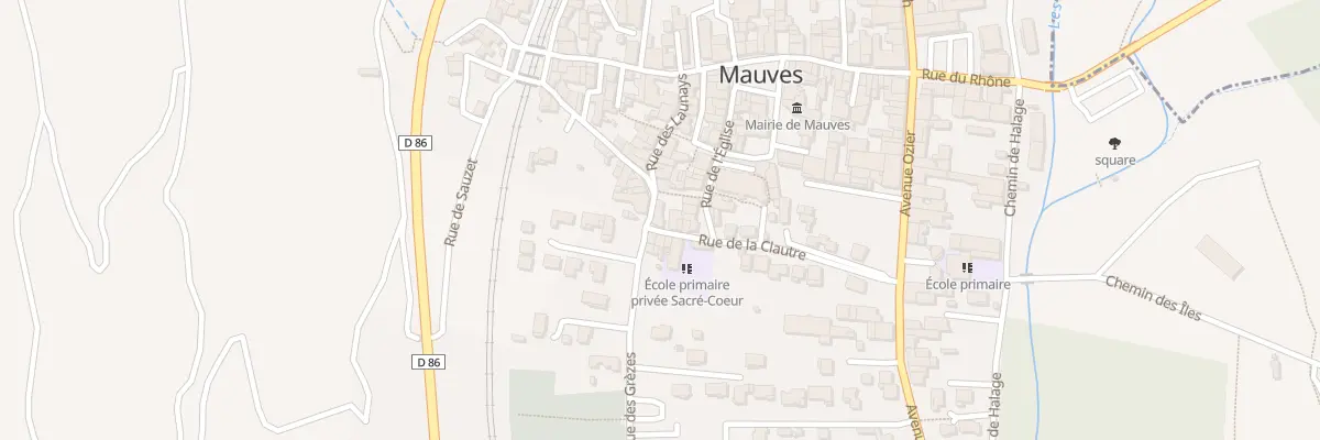 Plan du 24 Rue de la Clautre à Mauves