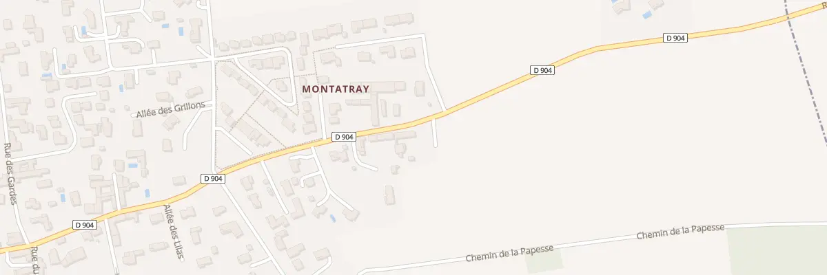 Plan du 1474 Rte Départementale 904 à Ars-sur-Formans