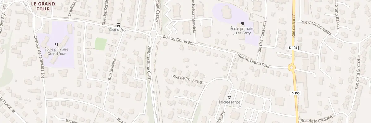 Plan du 44 Rue du Grand Four à Mâcon