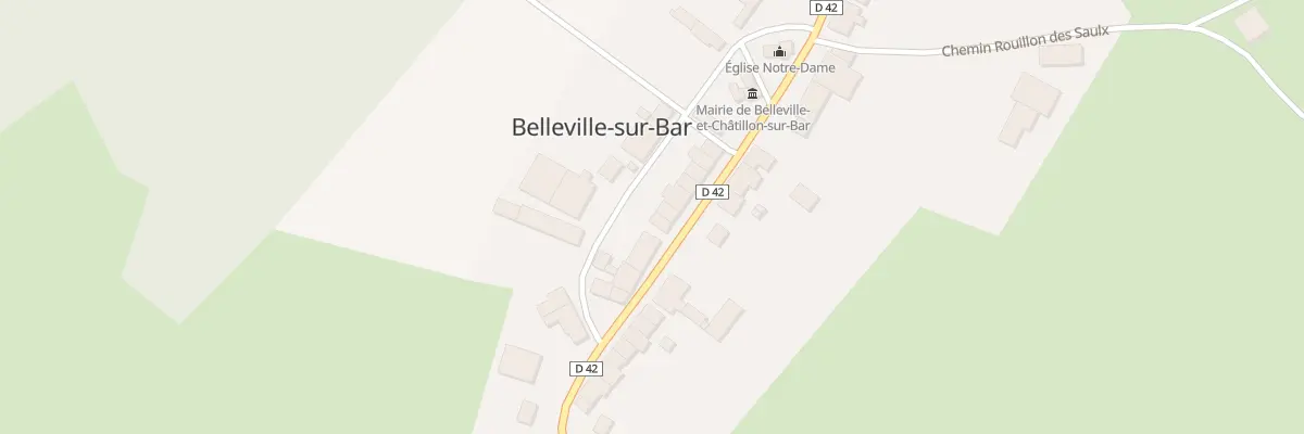 Plan du 19 Rue Principale à Belleville-et-Châtillon-sur-Bar