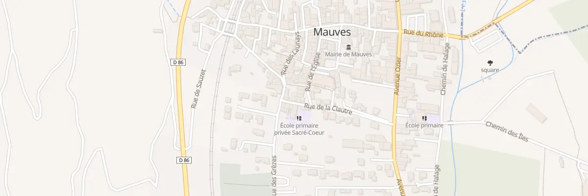 Plan du 22 Rue de la Clautre à Mauves