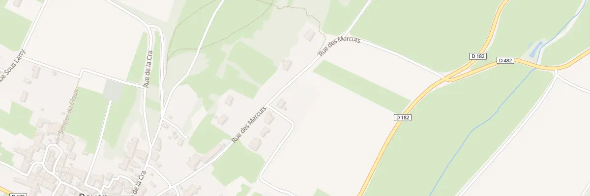 Plan du 5091 Rue des MERÇUTS à Royer