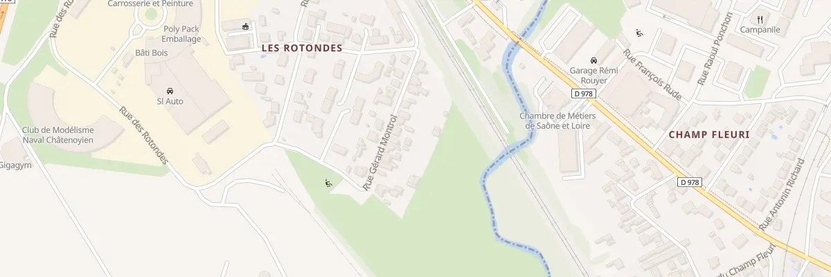 Plan du 29 Rue Gérard Montrol à Châtenoy-le-Royal