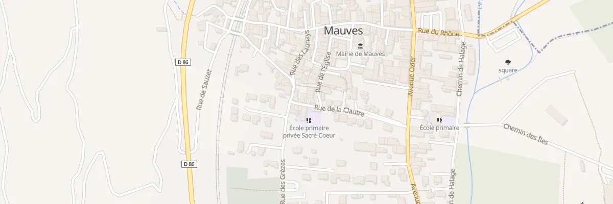 Plan du 20 Rue de la Clautre à Mauves