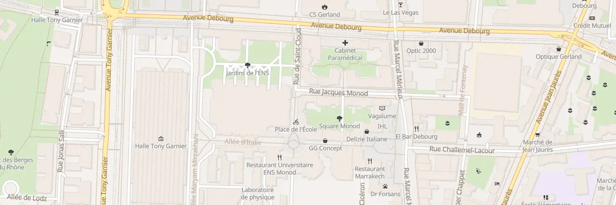 Plan du 17 Rue de Saint-Cloud à Lyon 7e Arrondissement