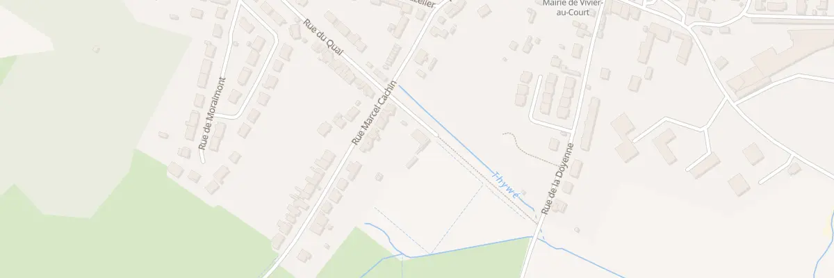 Plan du 5 Rue Marcel Cachin à Vivier-au-Court