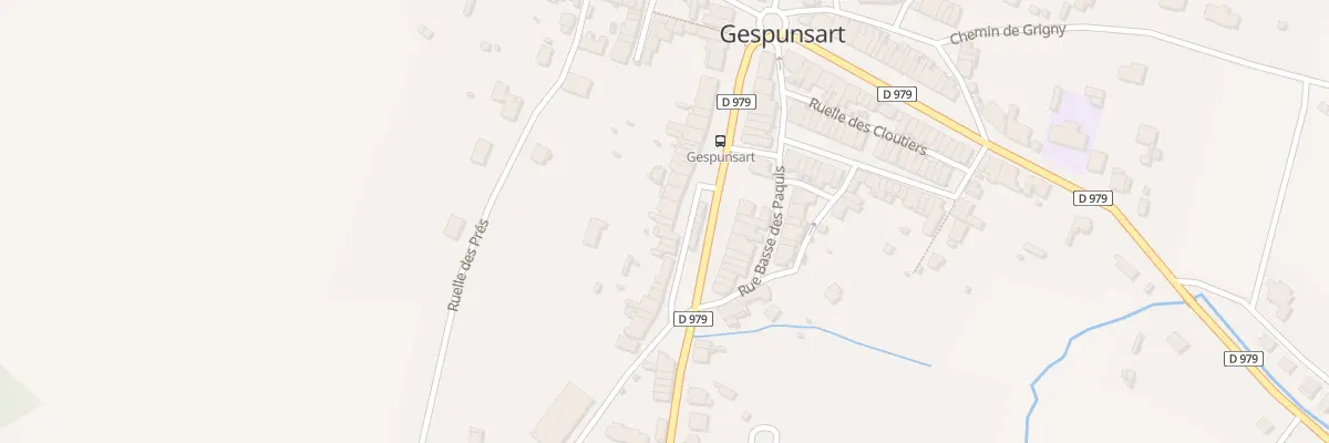 Plan du 34 Rue de la Gare à Gespunsart