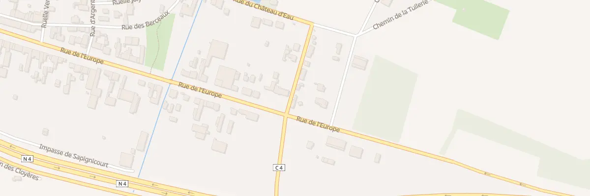 Plan du 4 Rue de l’Europe à Perthes