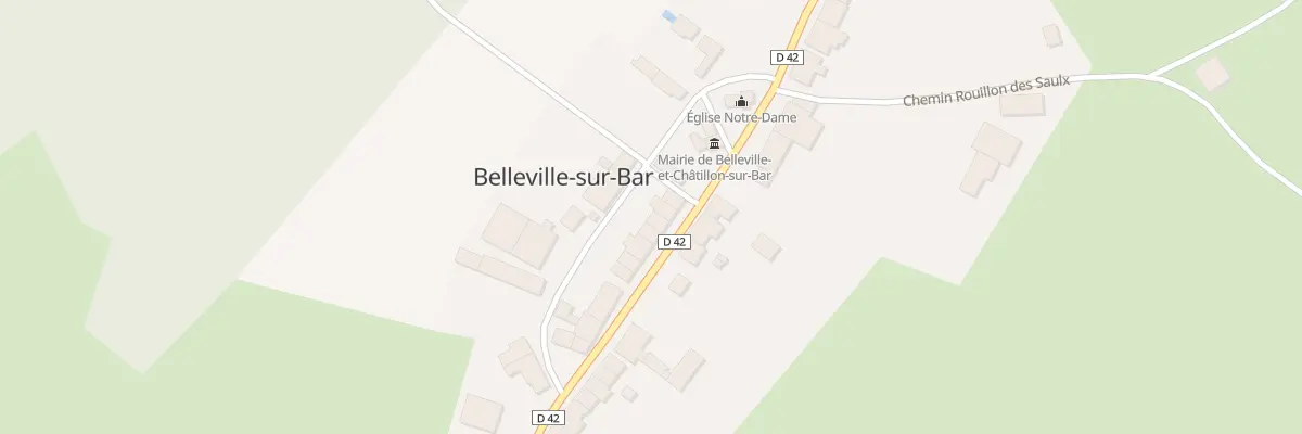 Plan du 27 Rue Principale à Belleville-et-Châtillon-sur-Bar