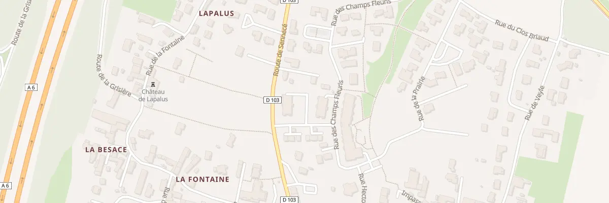Plan du 3 Rue du Vieux Château à Sancé