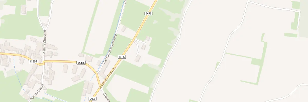 Plan du 1708 Rte de Tournus à Lugny