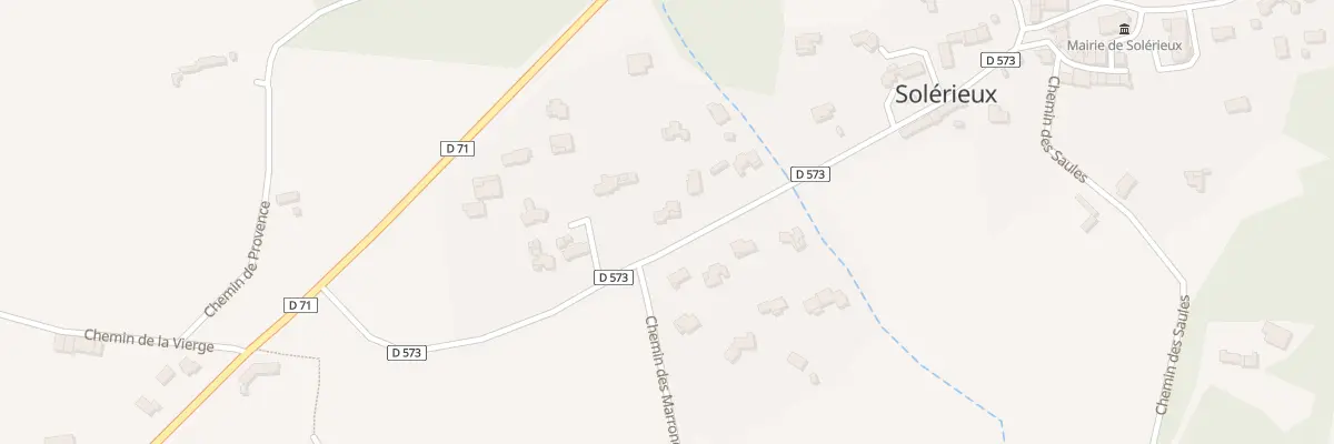 Plan du 233 Rue du Lavoir à Solérieux