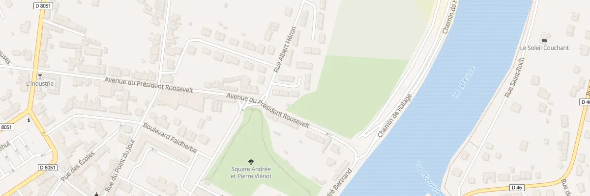 Plan du 5 Rue Albert Héron à Givet